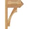 Ekena Millwork Westlake Arts & Crafts Rough Sawn Outlooker, Western Red Cedar, 8"W x 16"D x 24"H OUT08X16X24WTL03RWR - alternate 2